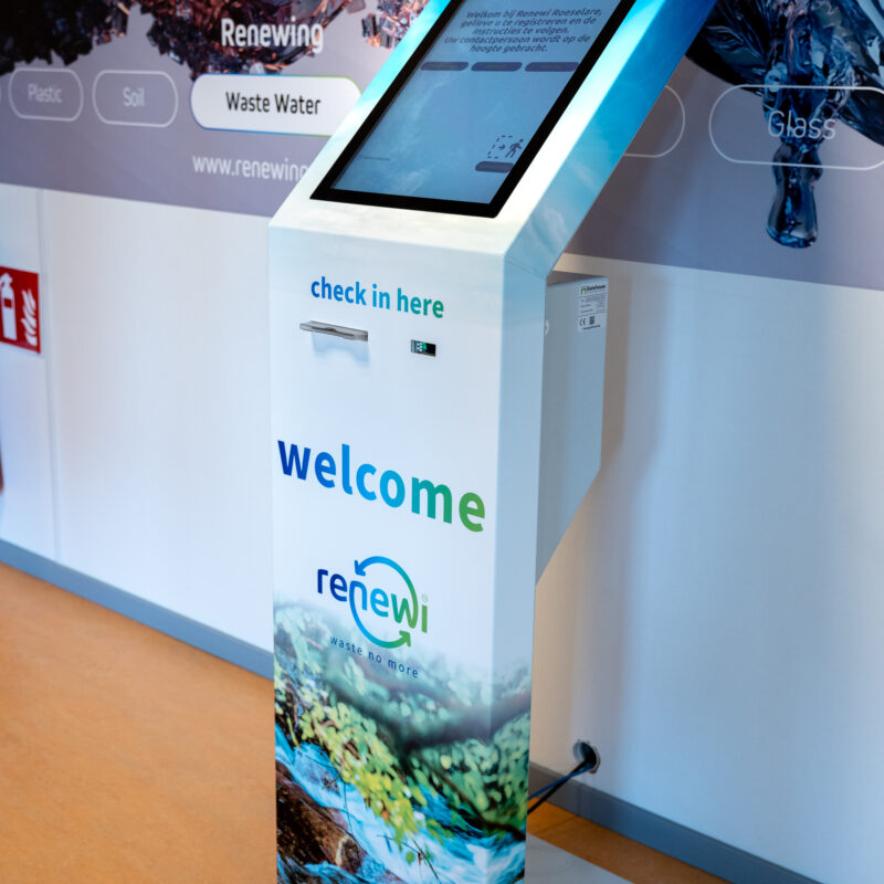 Bezoekers registratie bij Renewi Gatehouse