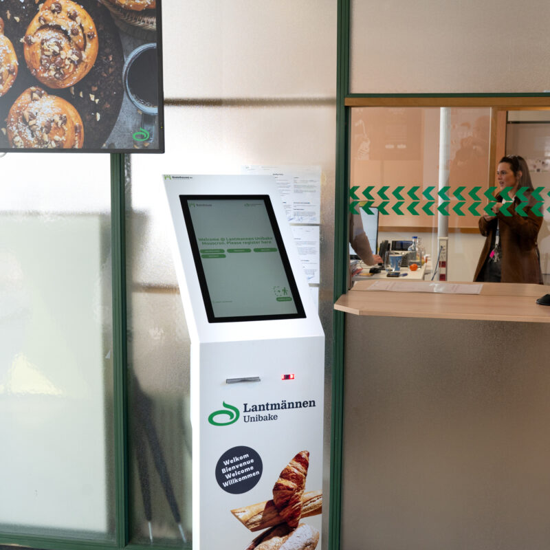 Digitale bezoekersregistratie Gatehouse bij Lantmannen Moeskroen