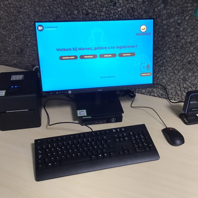 Digitale receptie registratie bezoekers Warnez