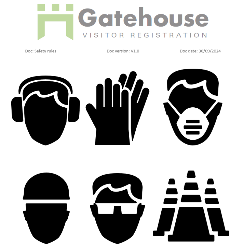 Gatehouse bezoekersregistratie Instructies