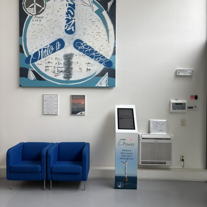 Gatehouse bezoekersregistratie bij C Power