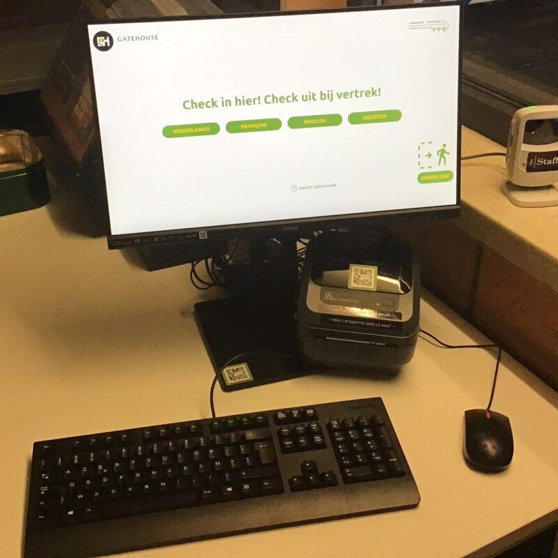 Gatehouse elektronische registratie bezoek bij Lambers Seghers