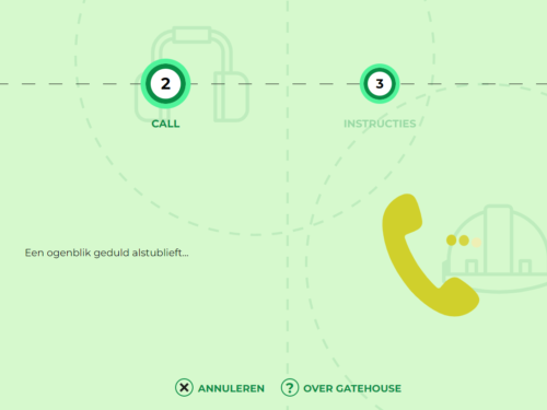 The first Gatehouse kiosk with the new digital telephone system was successfully launched !