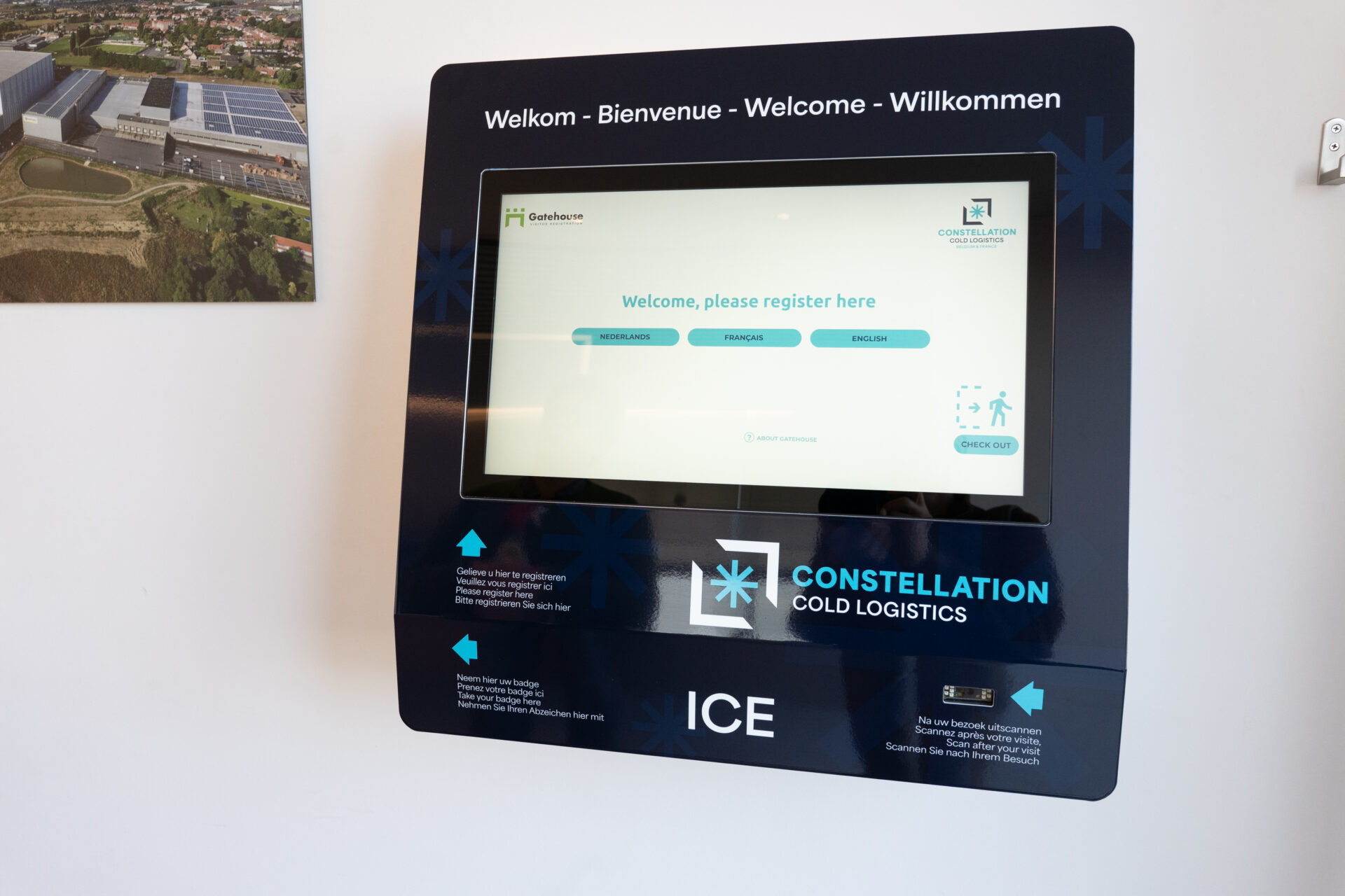 Bezoekers registreren bij Constellation Cold