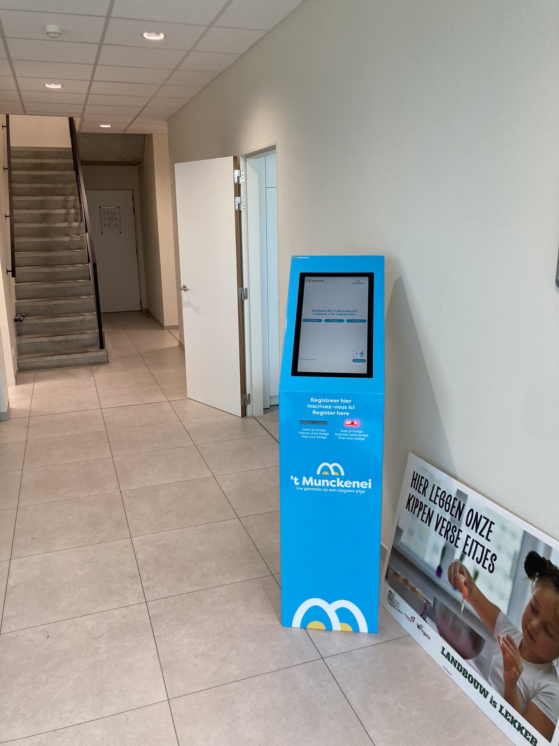 Digitale bezoekersregistratie Gatehouse t Munckenei