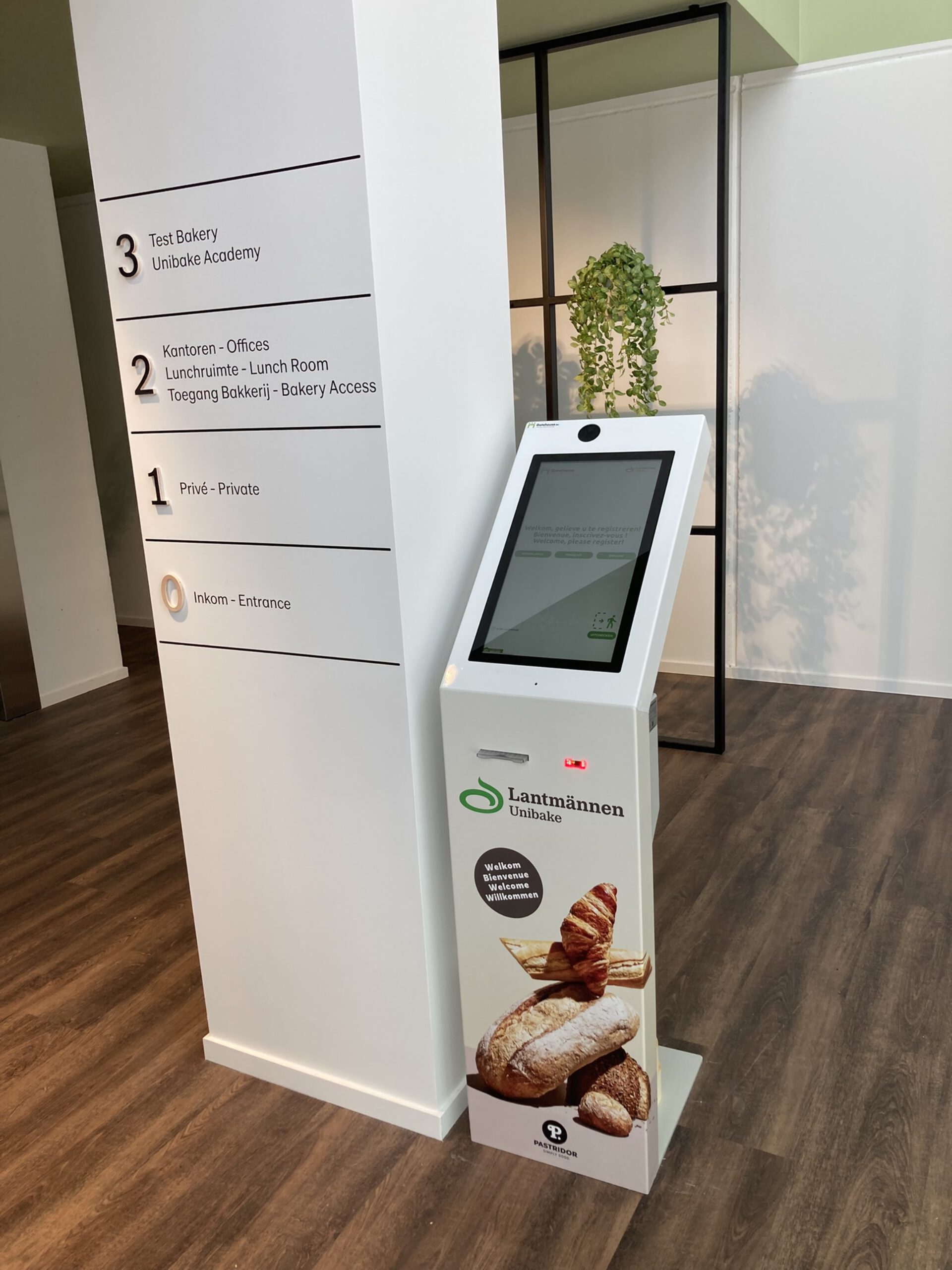 Digitale bezoekersregistratie Gatehouse bij Lantmannen in Londerzeel