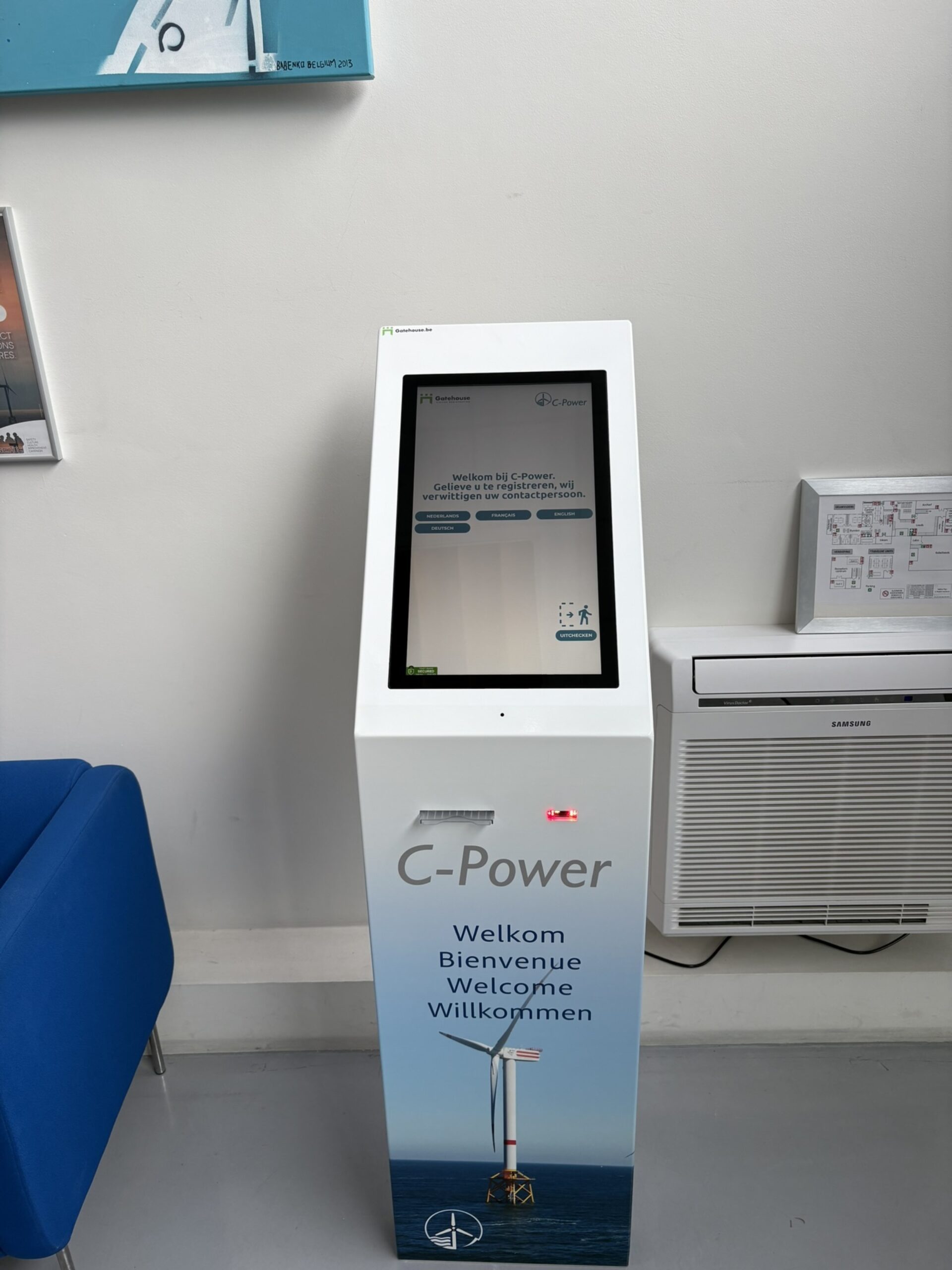 Gatehouse digitale bezoekersregistratie C Power