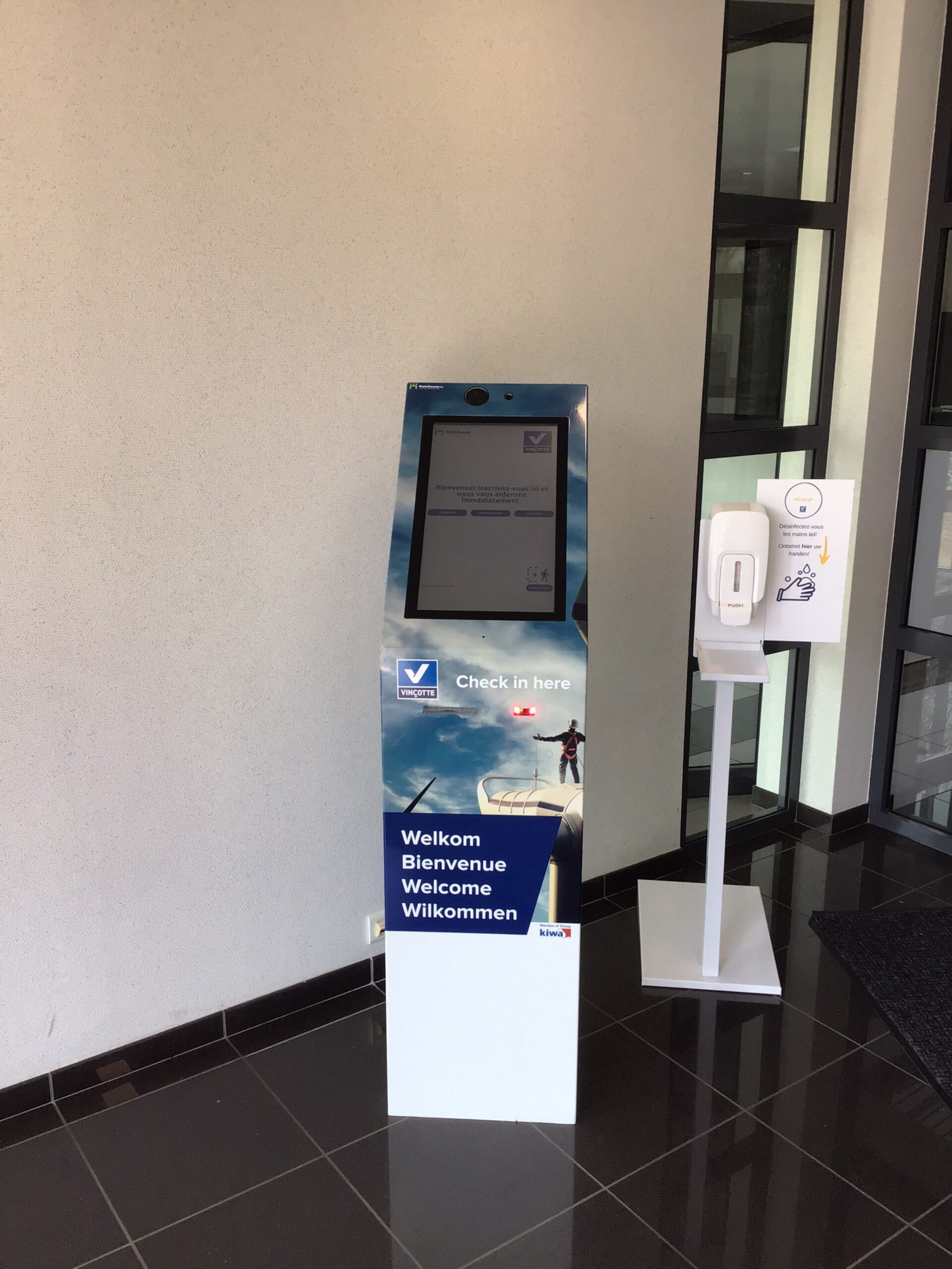 Gatehouse digitale bezoekersregistratie Vinçotte