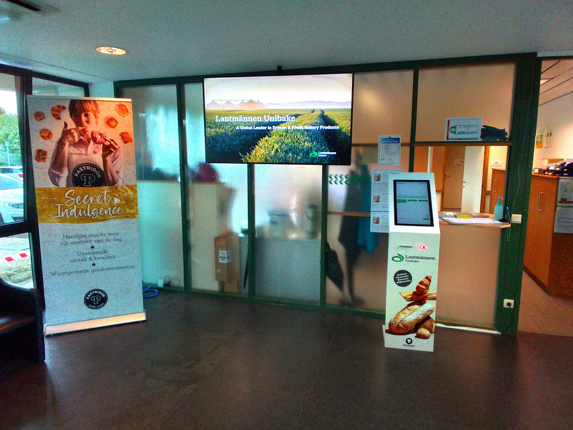 Gatehouse kiosk bij Lantmannen Unibake Moeskroen