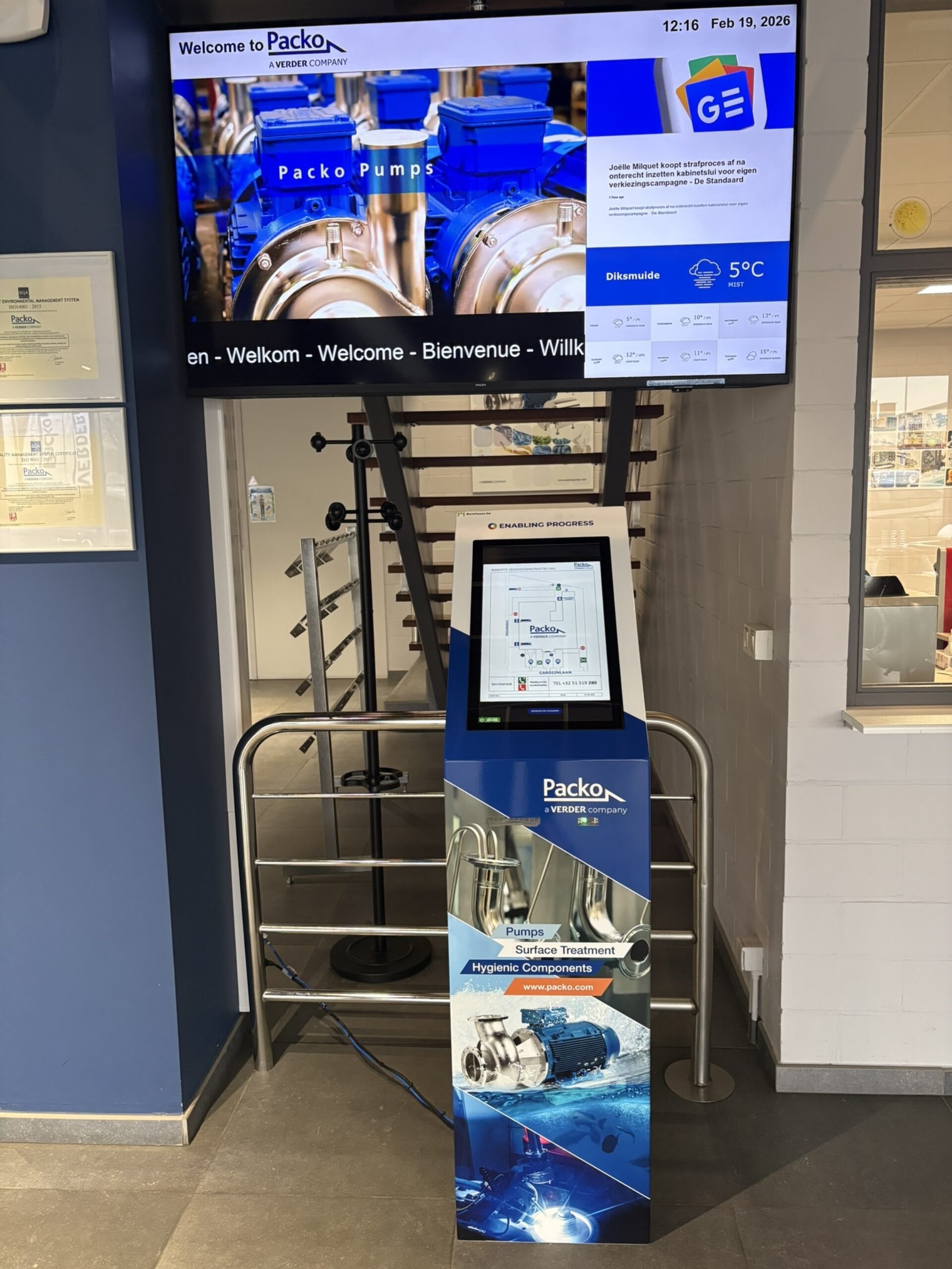 Kiosk Packo Inox
